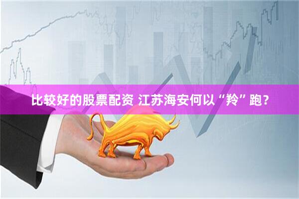比较好的股票配资 江苏海安何以“羚”跑？